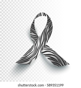 Symbol of rare disease day, vector illustration