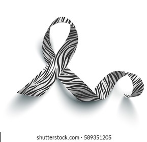 Symbol of rare disease day, vector illustration