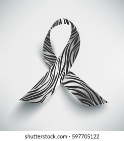 Symbol of rare disease day, vector illustration