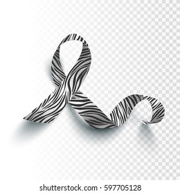 Symbol of rare disease day, vector illustration