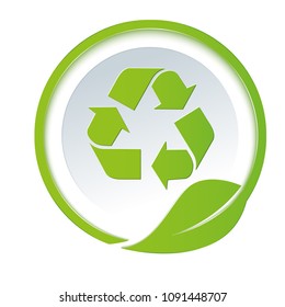 Symbol recycled green