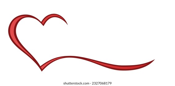 The symbol of a red stylized heart.
