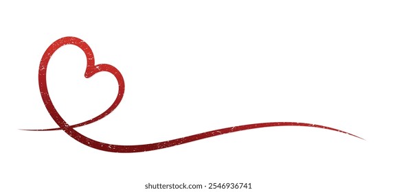 The symbol of a red stylized heart.