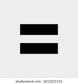 A symbol representing equality or similarity.