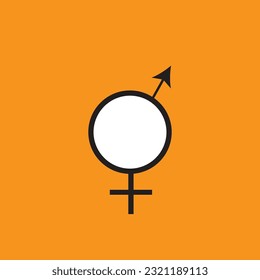 A symbol representing individuals with diverse biological attributes, challenging traditional gender binaries and promoting inclusivity.