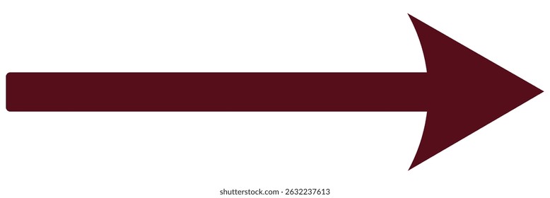 Symbol of right arrow icon.  
Horizontal long straight arrow signs. Black pointer, direction, position symbol design and arrow icon isolated on white background.
