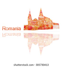 symbol of Romania, vector illustration