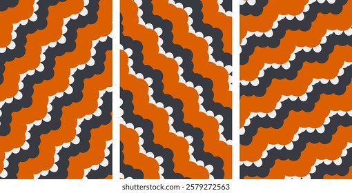 Symbol Rush collection orange black beige ,monochromatic pattern,sized for A0 poster card and each have well define sized,poster,card,background,highdefination,size of the canvas is 5000*2500px.