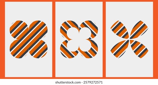 Symbol Rush collection orange black beige ,monochromatic pattern,sized for A0 poster card and each have well define sized,poster,card,background,highdefination,size of the canvas is 5000*2500px.