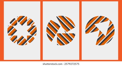 Symbol Rush collection orange black beige ,monochromatic pattern,sized for A0 poster card and each have well define sized,poster,card,background,highdefination,size of the canvas is 5000*2500px.