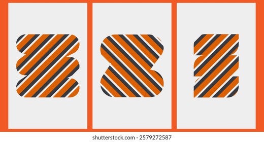 Symbol Rush collection orange black beige ,monochromatic pattern,sized for A0 poster card and each have well define sized,poster,card,background,highdefination,size of the canvas is 5000*2500px.