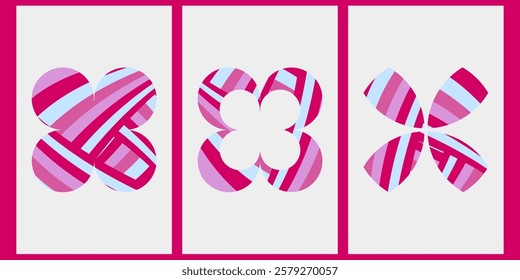 Symbol Rush collection Pink monochromatic pattern,sized for A0 poster card and each have well define sized,poster,card,background,highdefination,size of the canvas is 5000*2500px.decorative abstract.