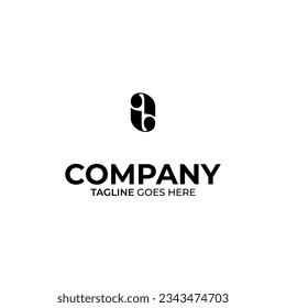 Symbol S letter logo on white background, can be used for art companies, sports, etc