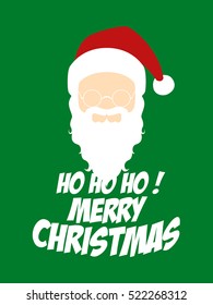 Symbol of Santa Claus face