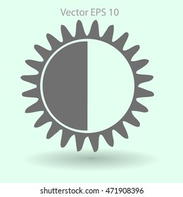 Symbol screen brightness vector