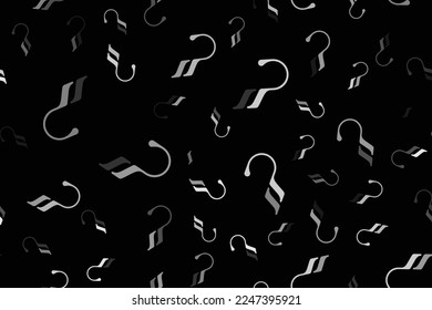 Symbol seamless pattern. Pattern for branding and textile products. Flat illustration EPS 10.