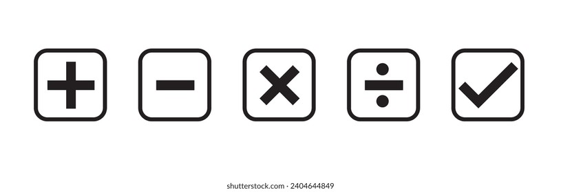Symbol series icons with transparent background. vector illustration icons. eps, png, jpg 