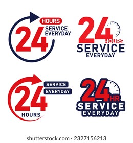 symbol set 24 hours service every day