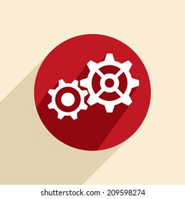 symbol settings. cogwheel