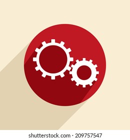 symbol settings. cogwheel