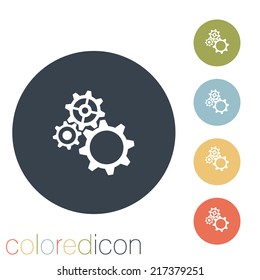 symbol settings. cogwheel