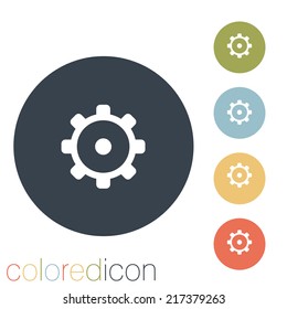 symbol settings. cogwheel