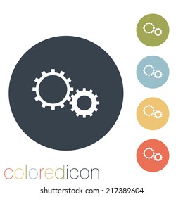 symbol settings. cogwheel