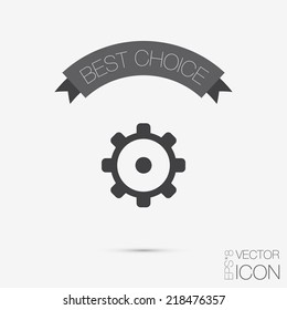 symbol settings. cogwheel, icon setting and repair