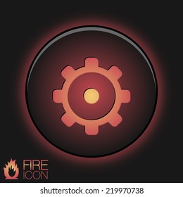 symbol settings. cogwheel, icon setting and repair