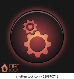 symbol settings. cogwheel, icon setting and repair