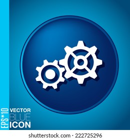 symbol settings. cogwheel, icon setting and repair