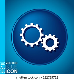 symbol settings. cogwheel, icon setting and repair
