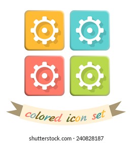 symbol settings. cogwheel, icon setting and repair