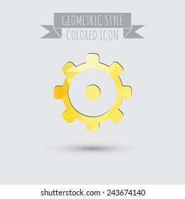symbol settings. cogwheel, icon setting and repair