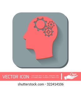 symbol settings. cogwheel, icon setting and repair