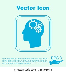 symbol settings. cogwheel, icon setting and repair