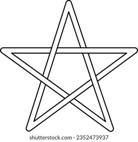 symbol, sign, star, icon, illustration, black, isolated, white