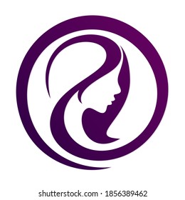 Vector Logo Design Beauty Salon Hair Stock Vector (Royalty Free) 1879428475