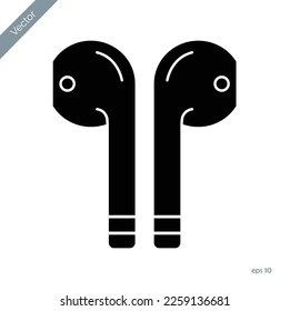 symbol, simple, modern air pod icon for design website, mobile application