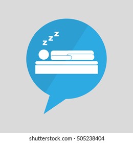 symbol sleeps dreams design vector illustration eps 10