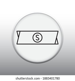 Symbol of Smoke Detector in Duct Vector illustration Symbol of Mechanical System
