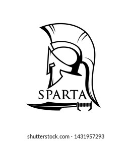  symbol of  Spartan warrior 