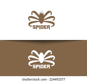Symbol of Spider for Logo Design. 
