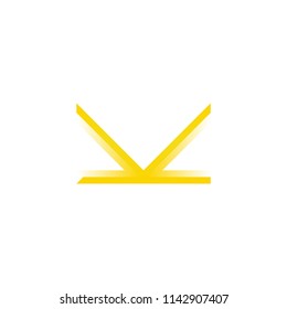 symbol splice color yellow vector