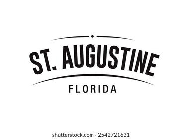 symbol of the st augustine lighthouse vector graphic design