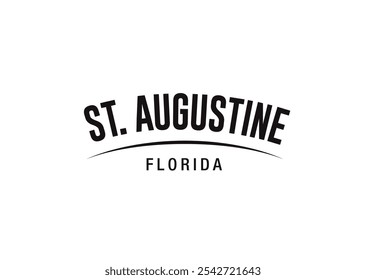 symbol of the st augustine lighthouse vector graphic design