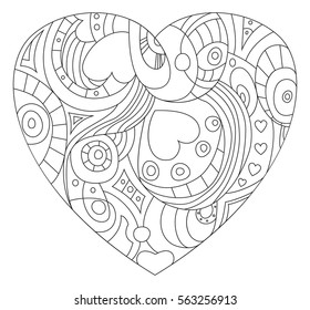 The symbol of St. Valentine's Day - Heart image