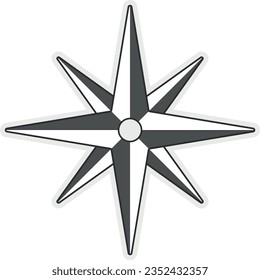symbol, star, illustration, icon, sign, design, vector, isolated