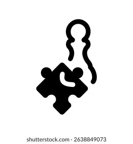 Symbol of Strategy and Problem Solving with Game Pieces