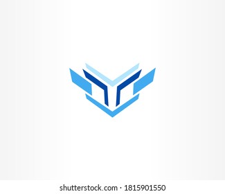 symbol of strength logo design template